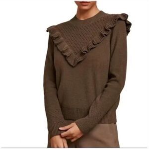 Wilfred ruffled sweater size XS